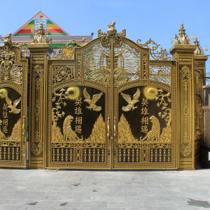 Cổng nhôm đúc mẫu C-115