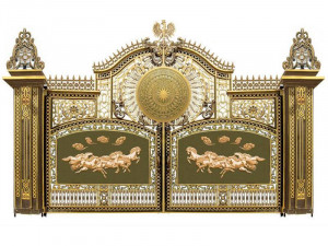Cổng nhôm đúc mẫu C-152