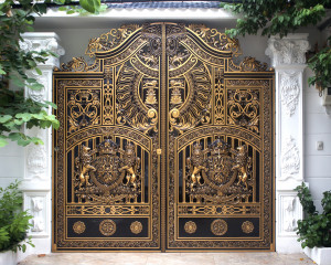 Cổng nhôm đúc mẫu C-161