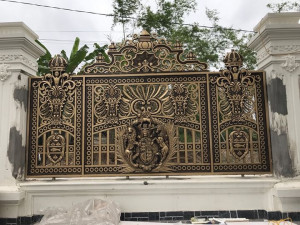 Hàng rào nhôm đúc mẫu HR -039