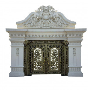 Cổng nhôm đúc mẫu C-182