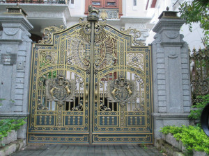 Cổng nhôm đúc mẫu C-118