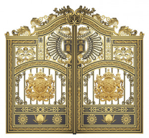Cổng nhôm đúc mẫu C-159